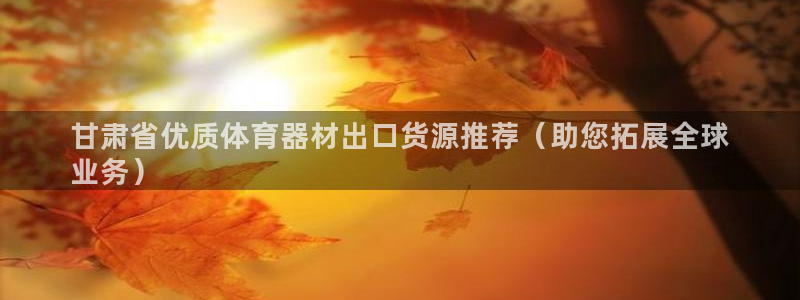 耀世娱乐能不能提现：甘肃省优质体育器材出口货源推荐（