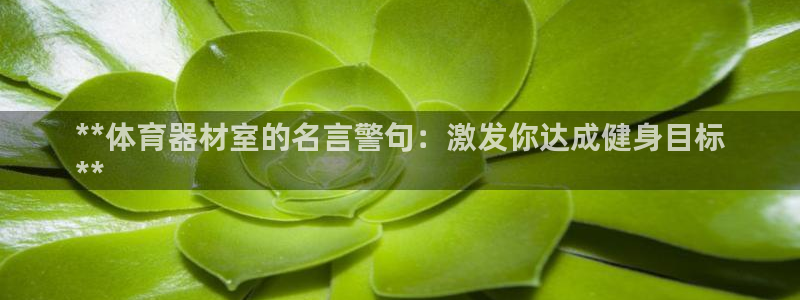 耀世娱乐总代理电话：**体育器材室的名言警句：激发你