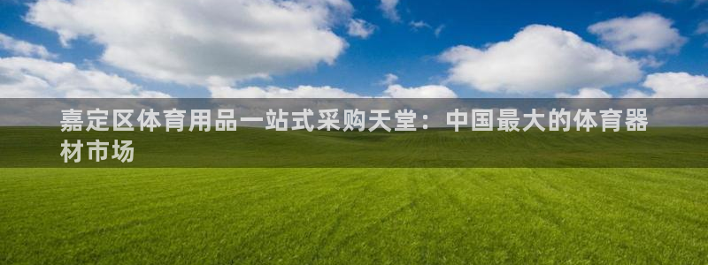 耀世平台是黑台子吗还是白台：嘉定区体育用品一站式采购