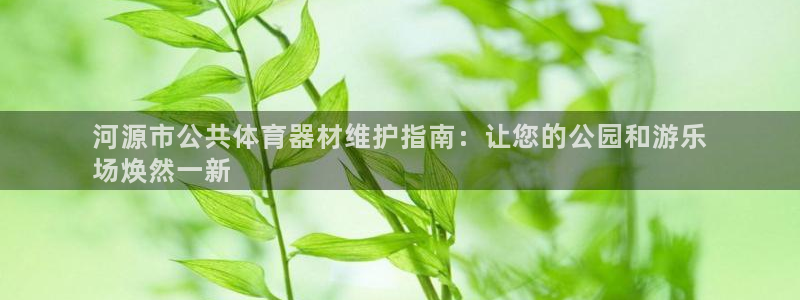 耀世国际平台正规吗安全吗可靠吗：河源市公共体育器材维