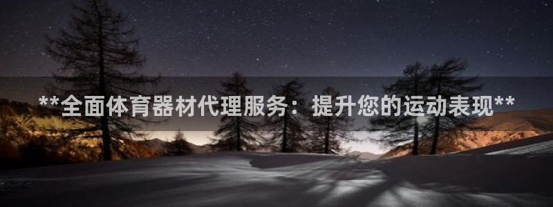 耀世集团视频介绍：**全面体育器材代理服务：提升您的