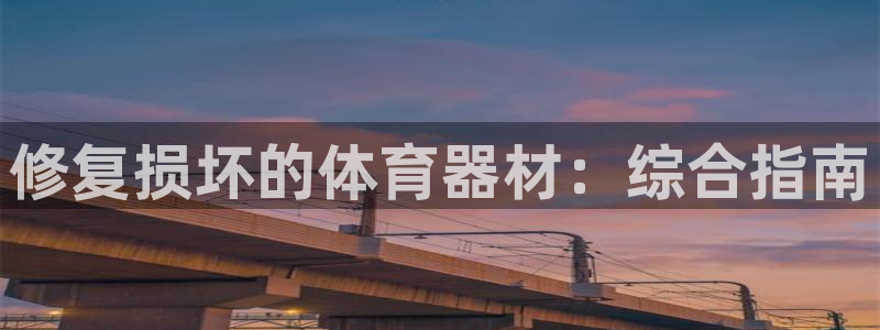 耀世集团商业联盟罗文斌：修复损坏的体育器材：综合指南