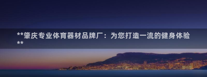 耀世集团商业联盟罗文斌：**肇庆专业体育器材品牌厂：为您打造