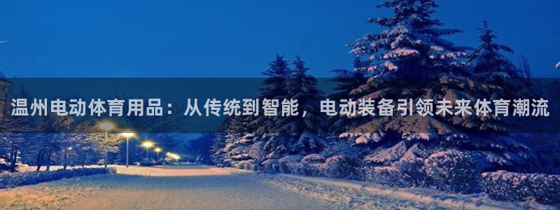 耀世平台代理怎么做任务：温州电动体育用品：从传统到智