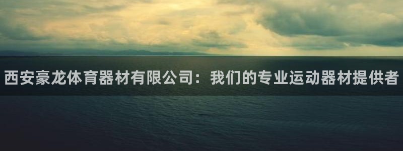 耀世娱乐登录注册流程：西安豪龙体育器材有限公司：我们